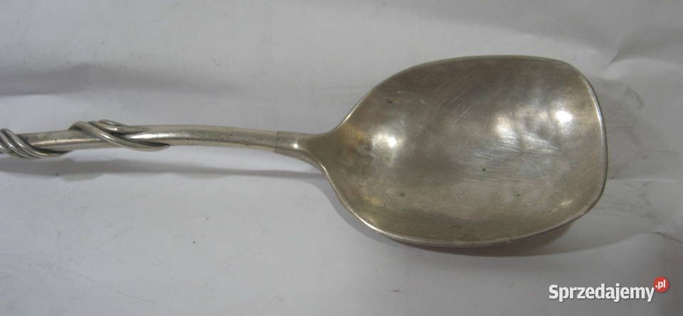 Srebrna Lyzeczka z Bursztynem Warszawa