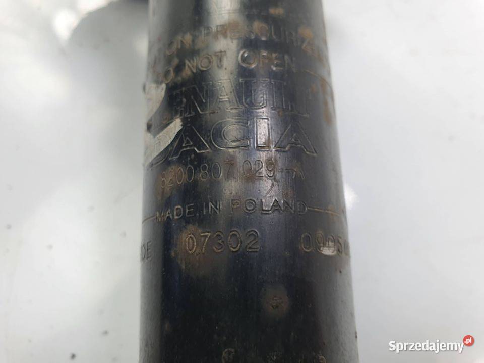 AMORTYZATOR PRAWY PRZÓD DACIA SANDERO 8200807029 Lipno