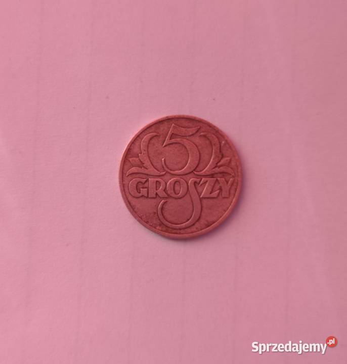 Moneta 5 groszy z 1931 roku Warszawa