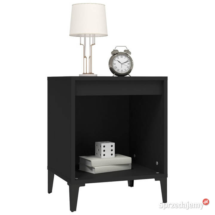 Szafki nocne 2 czarne 40 x 35 x 50 WM821877 Warszawa