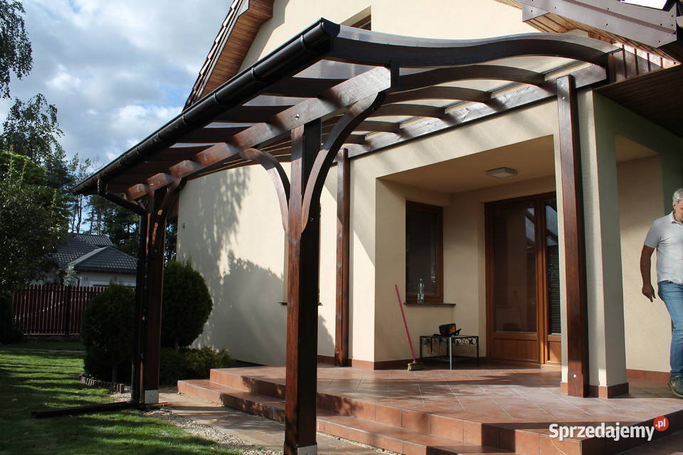 Konstrukcja wiaty 410cm x 610cm poliwęglan taras pergola