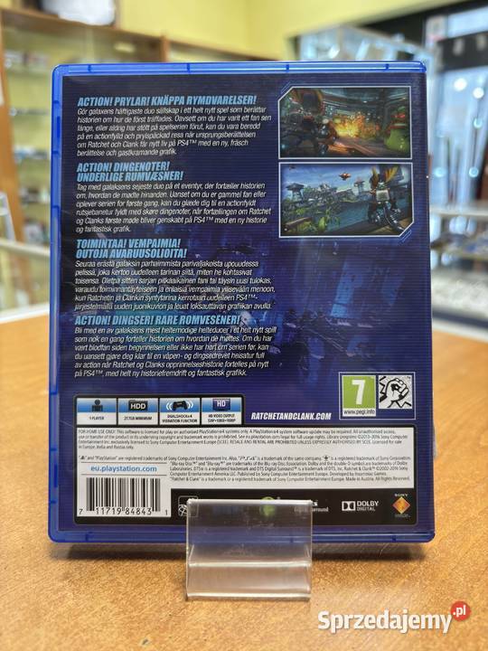 Ratchet Clank PlayStation 4 Pudełkowa Elbląg