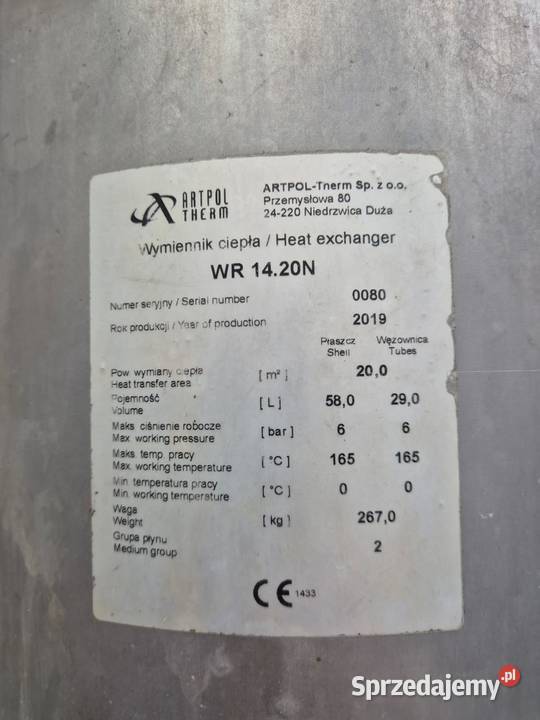 Autoklaw Spomasz WSA 18 Krotoszyn