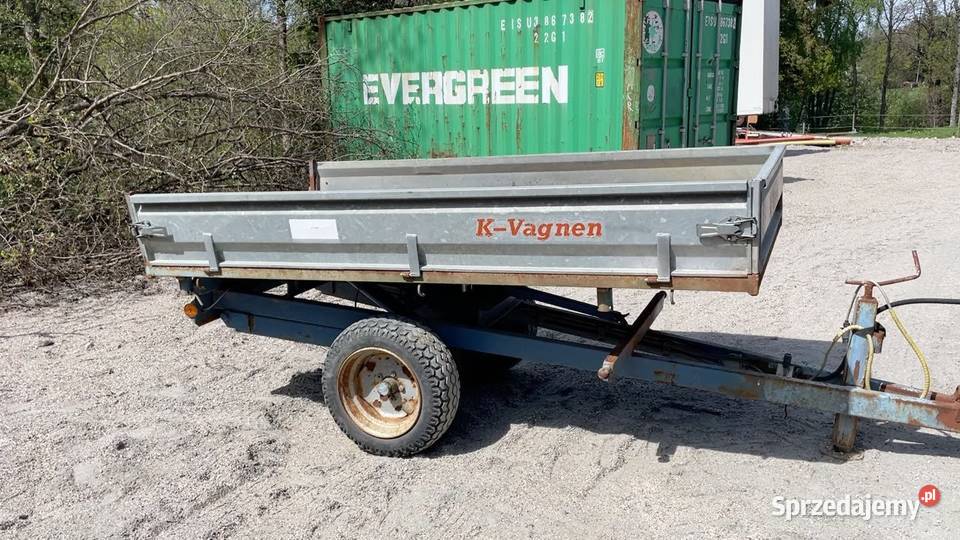 Przyczepka przyczepa do mini traktorka Kiprowana Ciężkowice