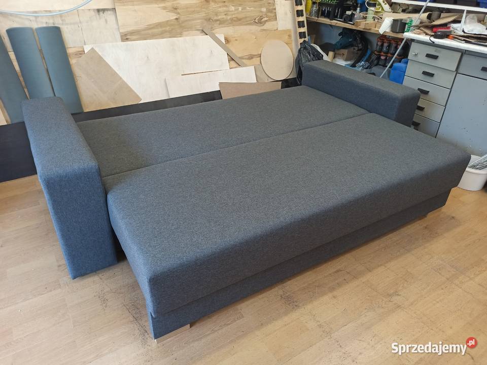 Sofa kanapa z funkcją spania z półką na wymiar Radom