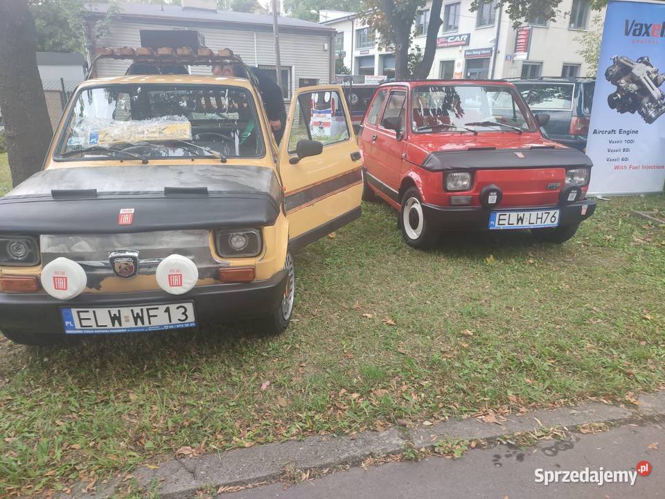 Kolekcja trzech fiatów 126p 126 Koluszki