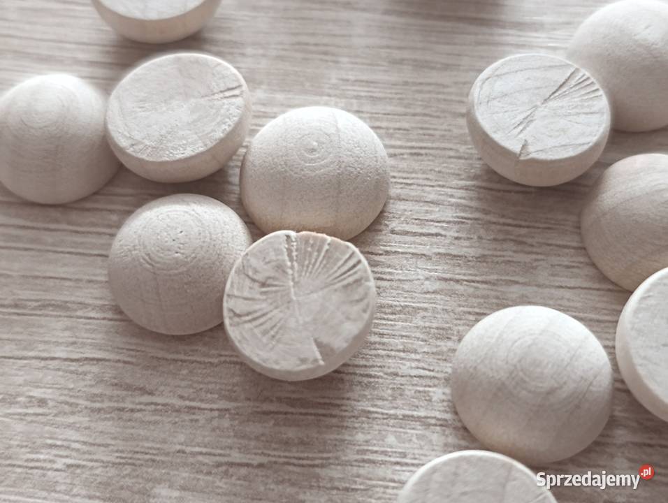 Półkule drewniane 11 mm Rękodzieło pomorskie Kwidzyn sprzedam