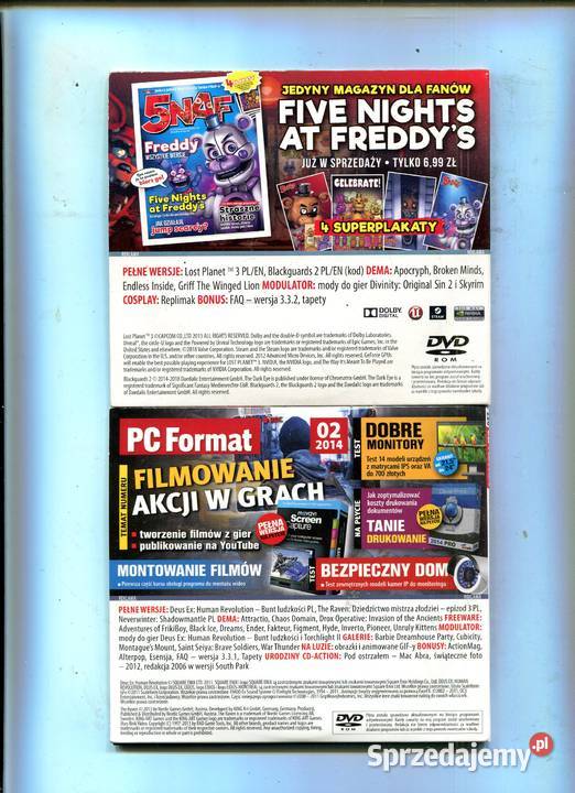 lost Planet 3 Deus Ex Bunt ludzkości Cd Action 2 Komputerowe PC Szczecin sprzedam