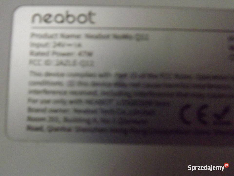 Robot sprzatający Neabot NoMo Q11 dawca AGD drobne Szczytno