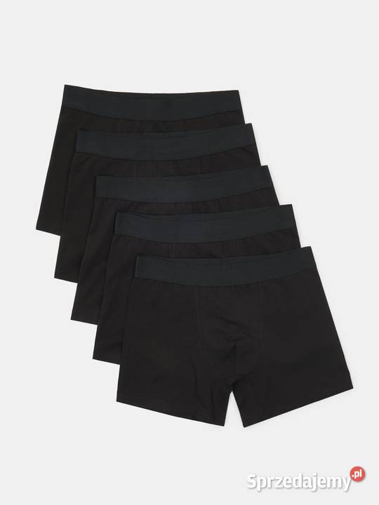 czarne bokserki męskie Sinsay 5pak Olkusz