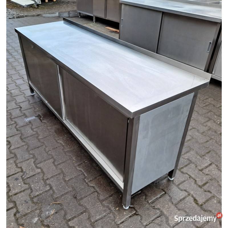 STÓŁ GASTRO Z SZAFKĄ DRZWI SUWANE 2006085 M484 wielkopolskie Nowe Skalmierzyce sprzedam