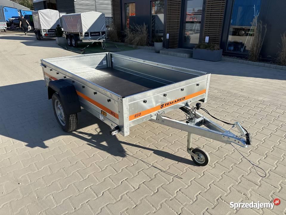 TEMARED ECO 2312 lekka przyczepka samochodowa burtowe