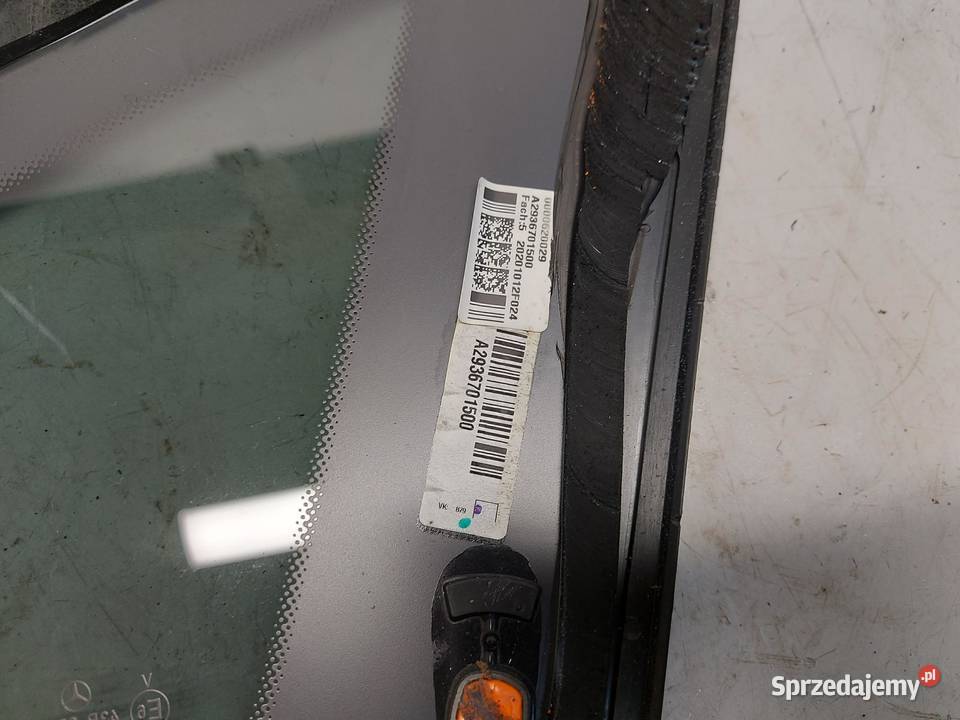 Mercedes EQC 400 W293 SZYBA KAROSERYJNA LEWY TYŁ Karoseryjne