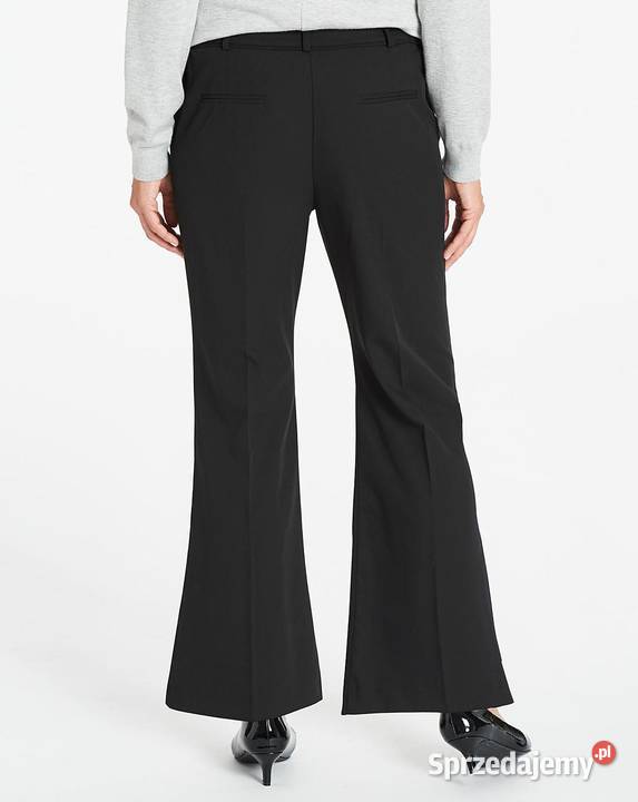 Spodnie damskie Tailored Plus Size czarne 50 Rozmiar 50 Spodnie śląskie Gaszowice