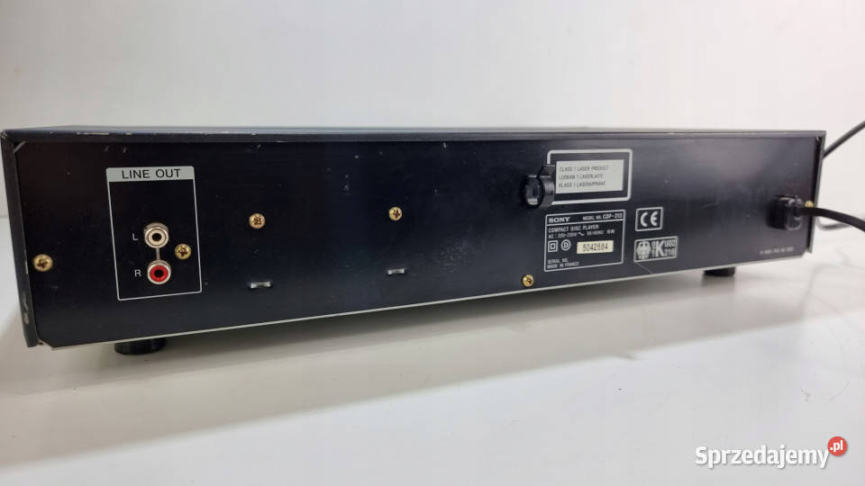 Sony odtwarzacz kompaktowy CD player CDP 213 Międzychód
