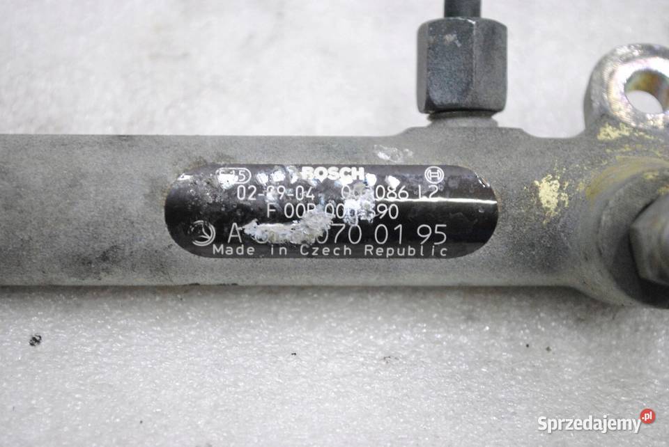 LISTWA WTRYSKOWA PRZEWODY MERCEDES ML W163 40 osobowe