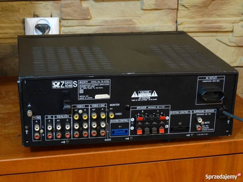 Wzmacniacz Sony TAD705 sprawny i mocnyWYSYŁKA podkarpackie Jasło