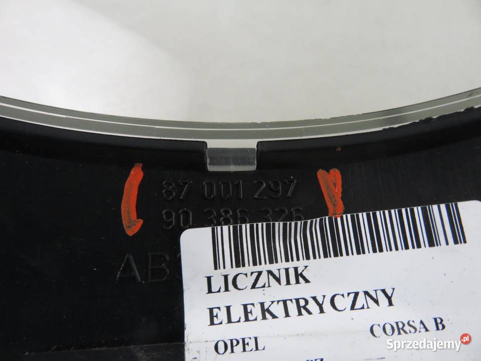 LICZNIK OPEL CORSA B 14 i X 14 SZ 87001297 Liczniki i zegary Liczniki i zegary