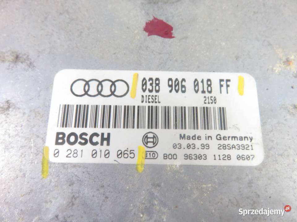 STEROWNIK AUDI A4 B5 19 TDI 038906018FF sprzedam