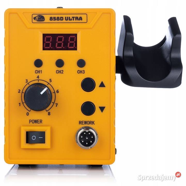 Stacja Lutownicza 858D Ultra 700W 9 Spoiw do Narzędzia Ludźmierz