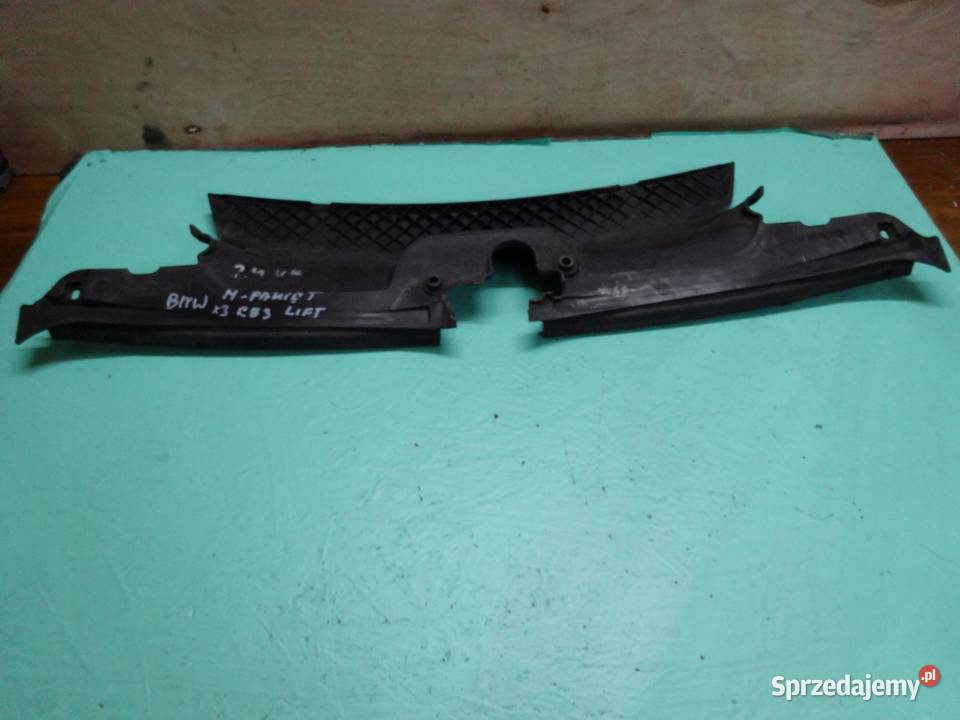 BMW X3 E83 04r osłona pasa przedniego 6539357 osobowe Części samochodowe