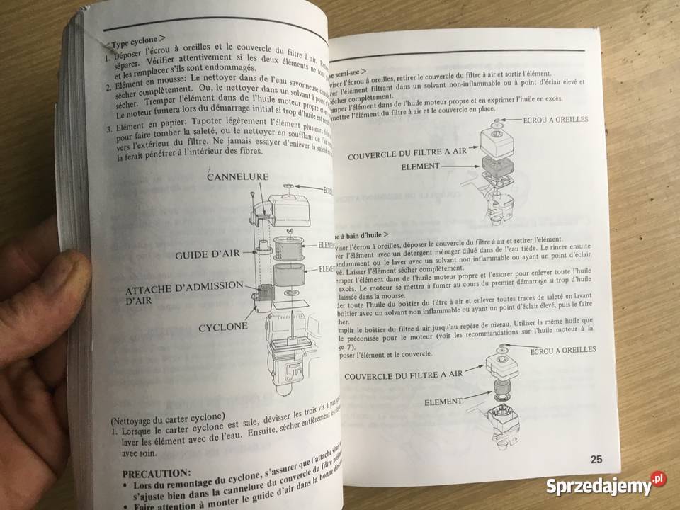 Oryginalna Instrukcja Honda GX110 GX140 GX160 wielkopolskie Piła
