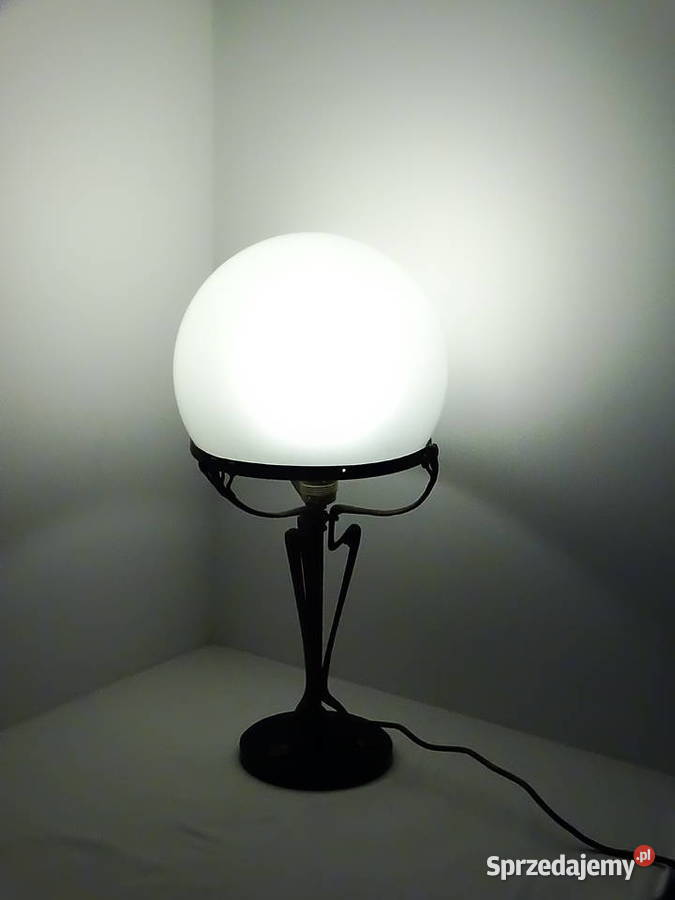 Lampa stołowa vintageretro z marmurową podstawą Biłgoraj sprzedam