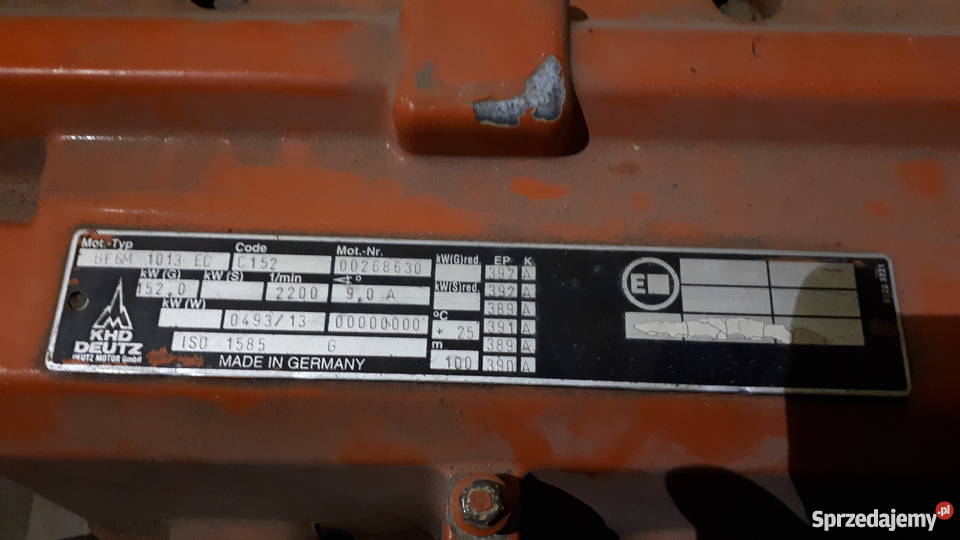 Silnik Deutz BF6M 1013EC 101326E3 Sochaczew