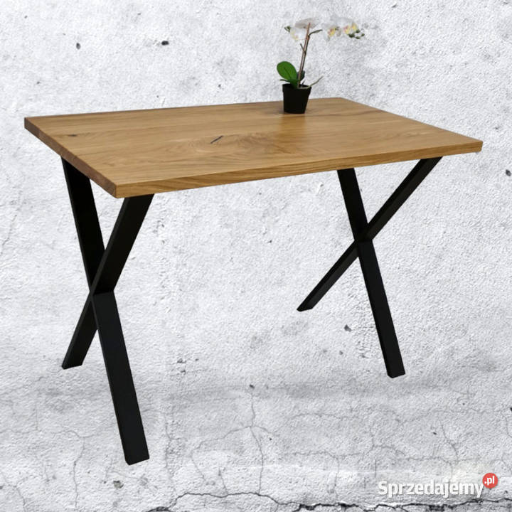 Stół loftowy, stolik X