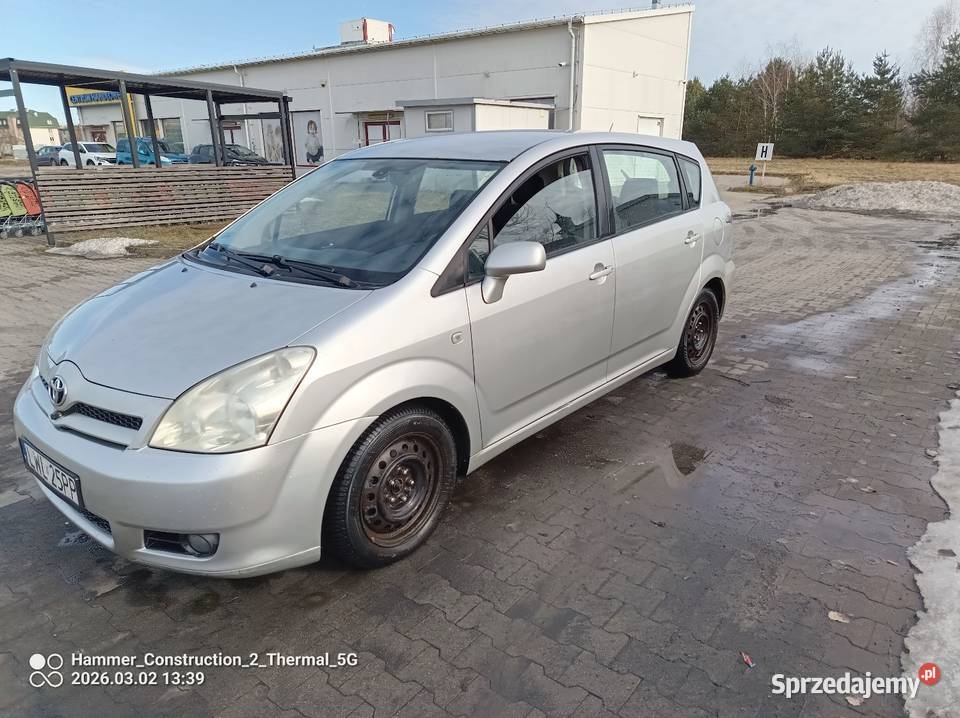 Toyota Corolla Verso 2006r 22 diesel 136 klimatyzacja Włodawa