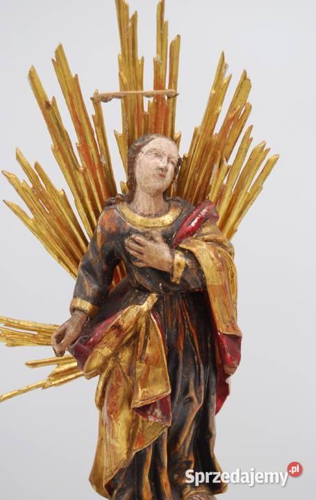 Madonna Immaculata rzeźba drewno Bawaria XVIII w Poznań sprzedam
