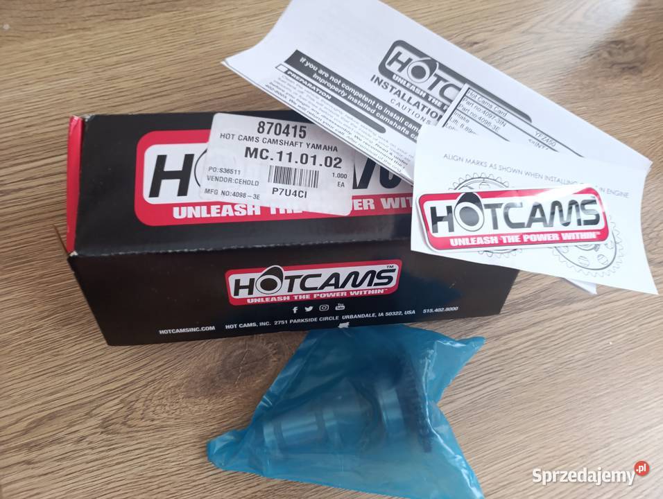 Hot cams stage 3 Yamaha yfz 450 lubelskie Kock