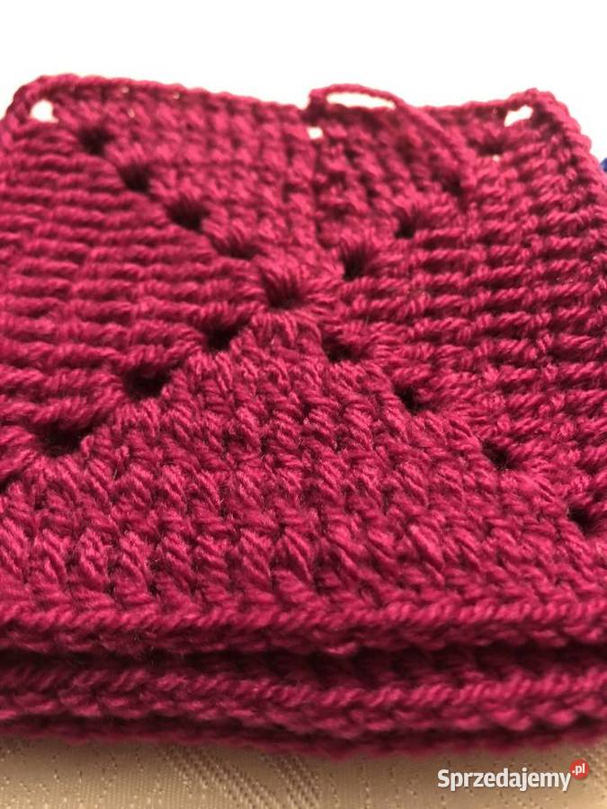 Kwadraty babunipoduszka pled narzuta Nowe mazowieckie Zegrze