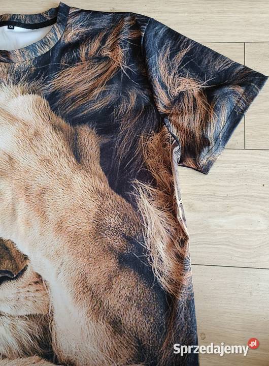 T shirt męski z nadrukiem lwa pomorskie Gdańsk