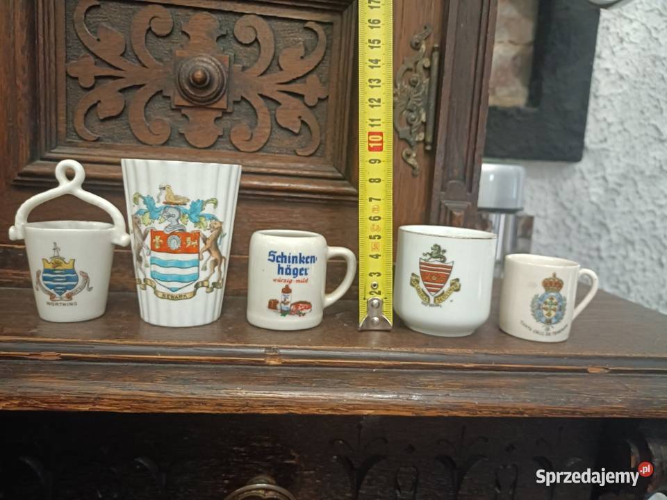 Kolekcjonerskie rzadkie miniaturki z porcelany Kępno