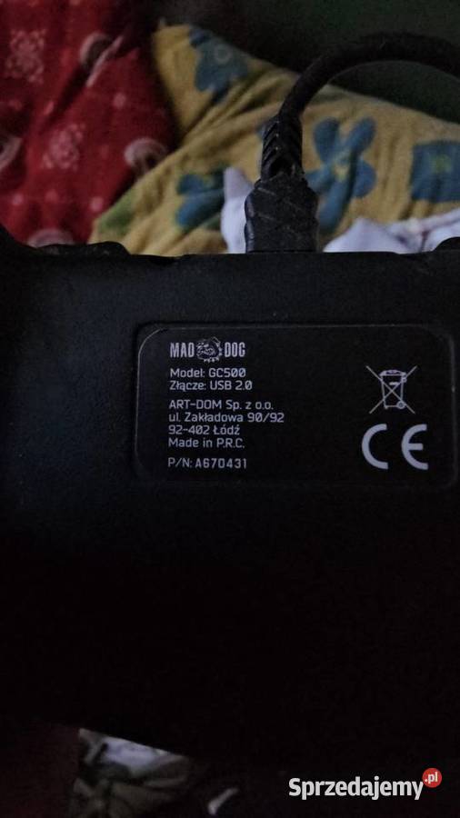 Pad przewodowy MAD DOG GC500 Biskupiec sprzedam