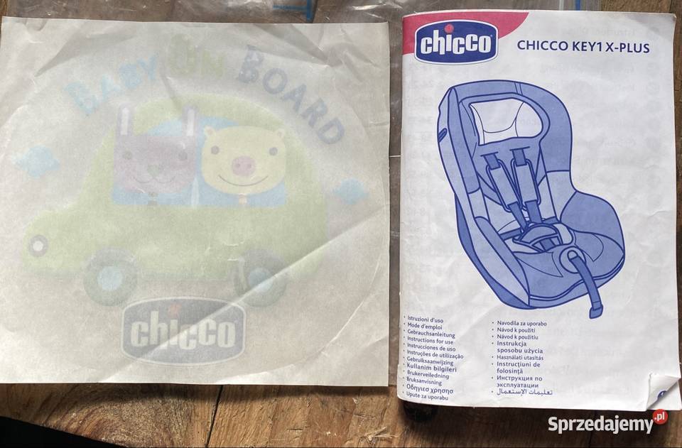 Chicco key1 xplus fotelik dzieciecy do ssmochodu Dla Dziecka śląskie Gliwice