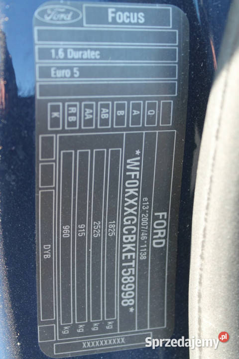 Ford Focus 16 benzynaSalonPolska Mk4 2018