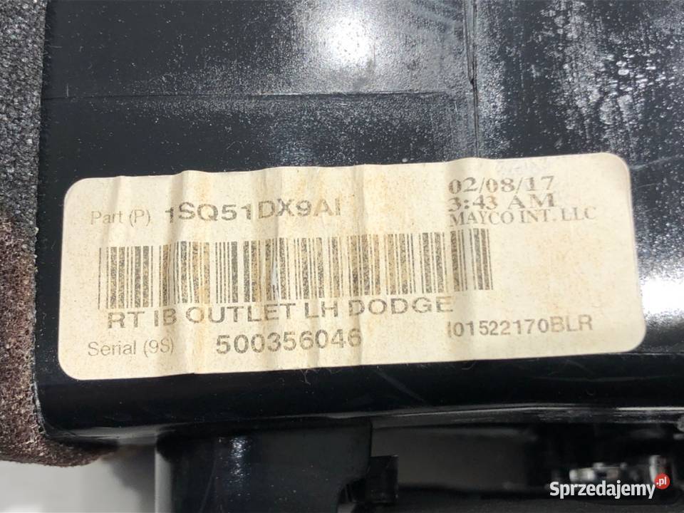 KRATKA NAWIEWU PRZÓD DODGE CARAVAN V Van minibus osobowe sprzedam