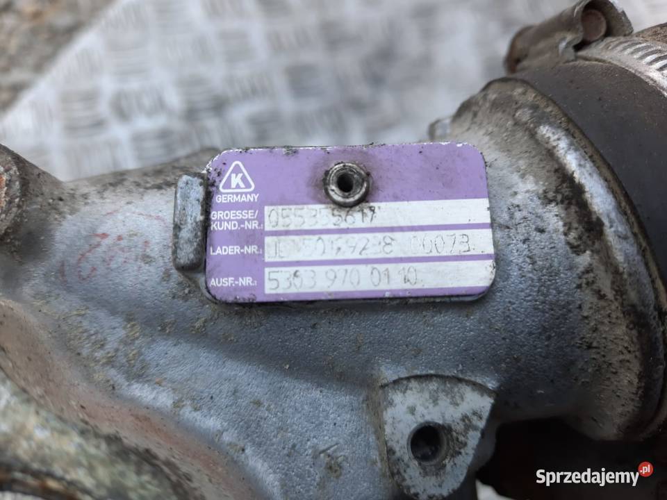 Turbosprężarka turbina 055355617 16 TB Opel Części samochodowe małopolskie Radłów