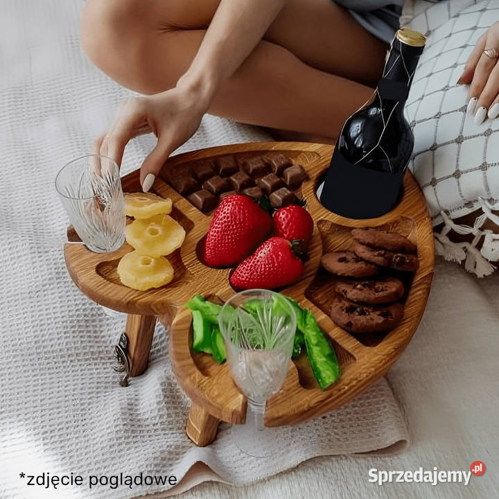 STOJAK STOLIK NA WINO PRZEZENT GRAWER Skawina