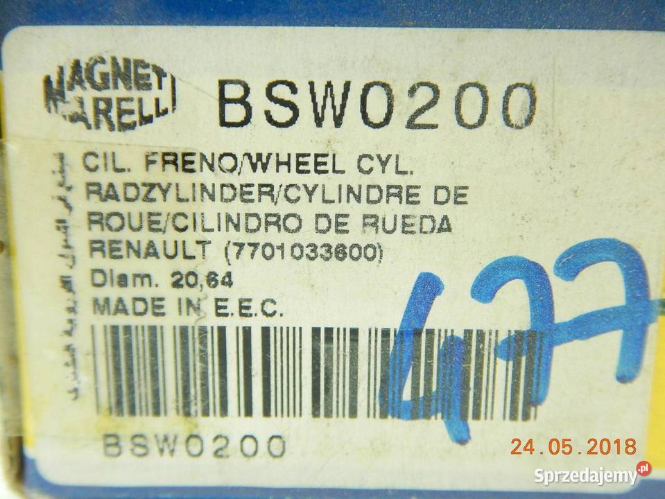 CYLINDEREK HAMULCOWY FIAT TEMPRA 1119D 8498