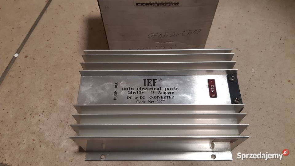 IEF PRZETWORNICA REDUKTOR NAPIĘCIA 10A 24V12V ciężarowe śląskie Częstochowa sprzedam