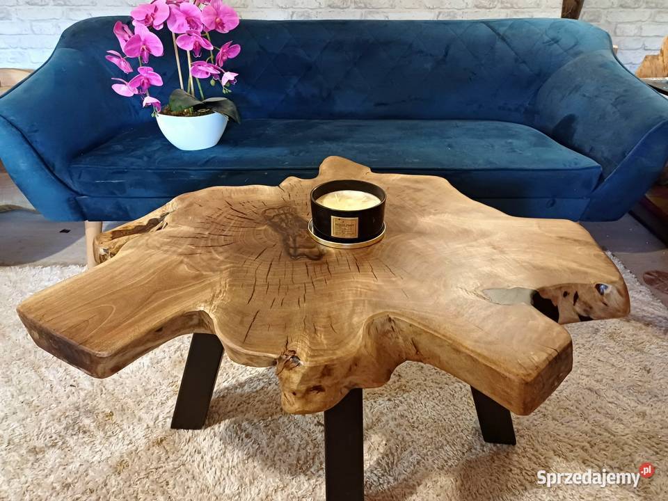 Stolik kawowy 90x77 KORZEŃ ORZECHA WŁOSKIEGO Śrem sprzedam