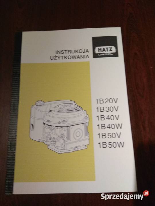 Hatz diesel 1B20v 1B30v 1B40v 1B50 v instrukcja Stalowa Wola