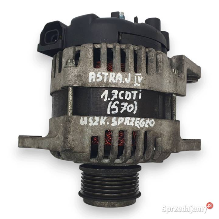 ALTERNATOR Opel Astra J 16 CDTI GM 13579662 100A Układ elektryczny silnika Chełm