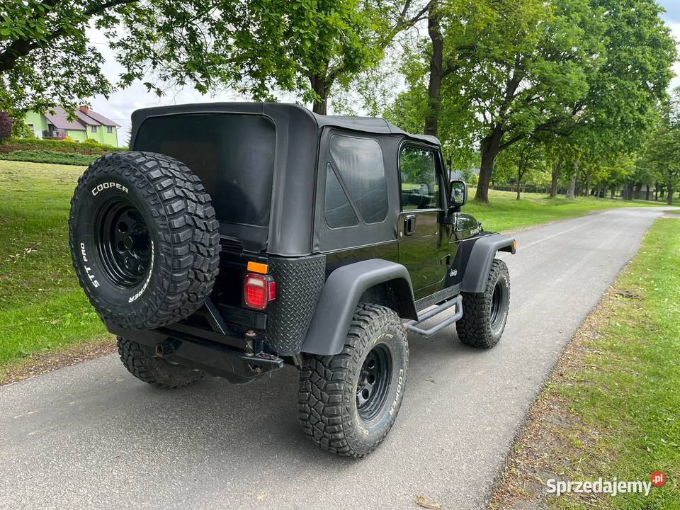Jeep Wrangler II TJ 40 Benzyna czarny Wrangler Kalwaria Zebrzydowska sprzedam