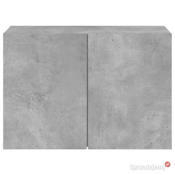 Ścienna szafka TV szarość betonu 60x30x41
