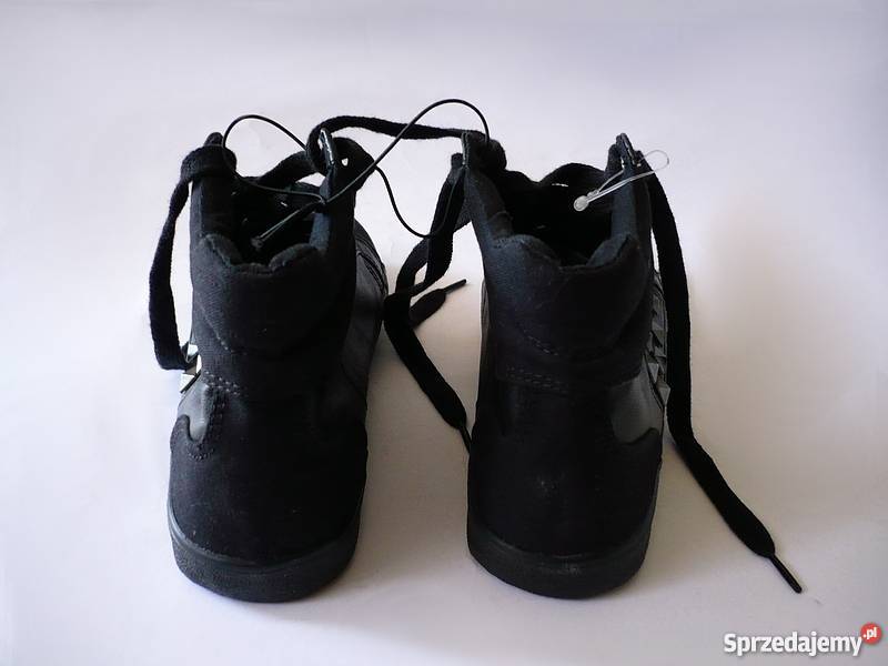 Czarne trampki ćwieki dżety cekiny hm 36 Toruń
