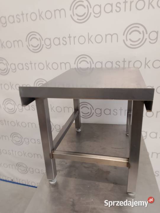 Stół ze stali nierdzewnej 47x70x50 z rantem Gastronomia
